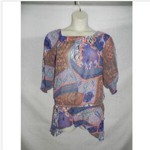 Madison Paige Blouse Womens Medium NWT